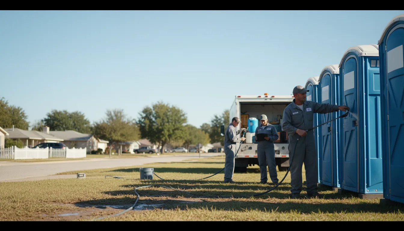 Long-Term Portable Toilet Rental in Pekin, IN near me